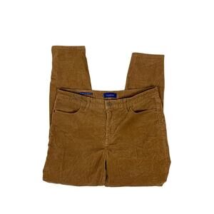 Talbots Vintage High Waist Corduroy Jegging Ankle Pants Women’s 10 Brown